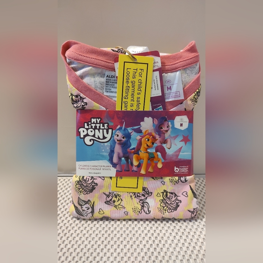 My Little Pony Girls Size M Character Pajamas Tight Fit